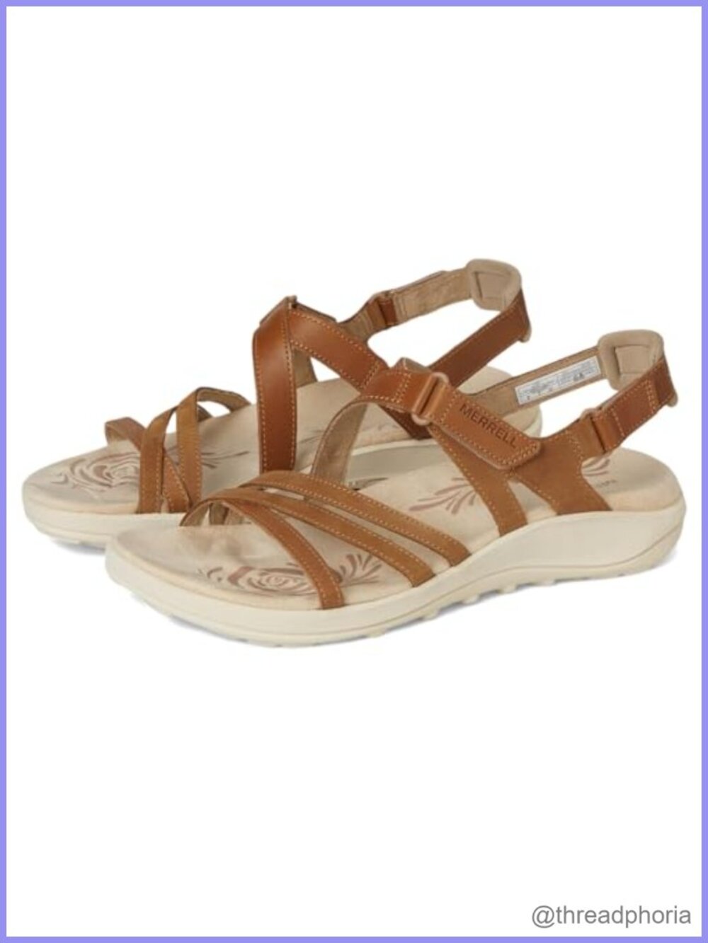 Merrell Harbor Backstrap Full Grain Leather Sport Sandal Slingback
